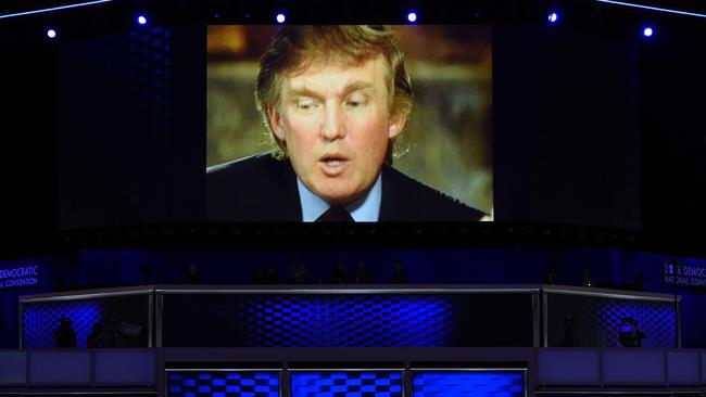 The convention showed its delegates an anti-Trump video called Trump In His Own Words.