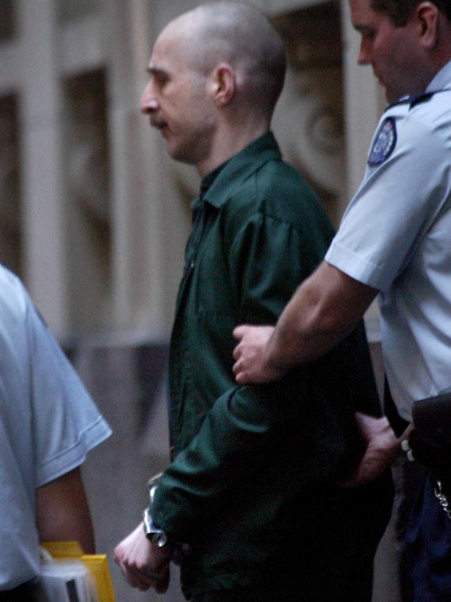 Julian Knight pictured leaving a court hearing in 2004. Picture: Richard Cisar-Wright