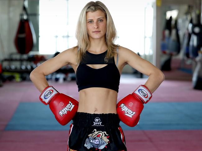 Sivan Dovale dreamt of becoming a champion kickboxer. Picture: Chris Pavlich