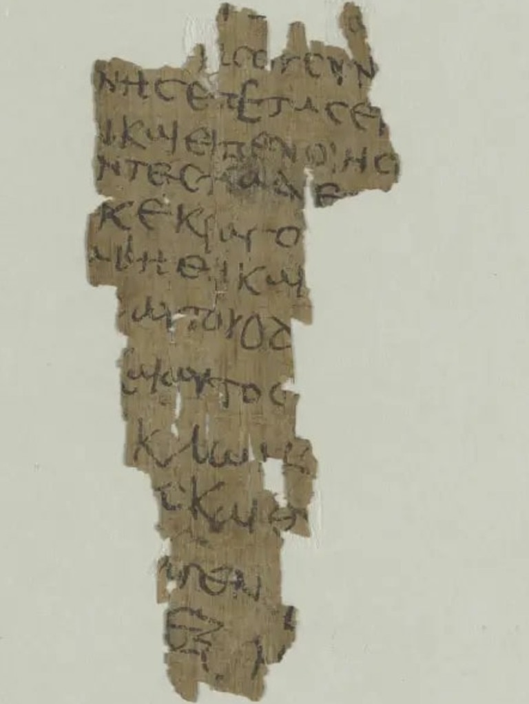 The papyrus manuscript. Picture: Staats- und Universitätsbibliothek Hamburg / PD