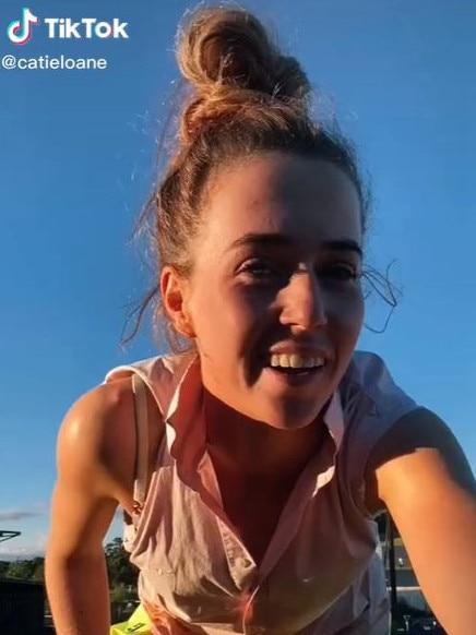 Catie Loane shared snippets of her life on the farm to over 90,000 followers on TikTok.