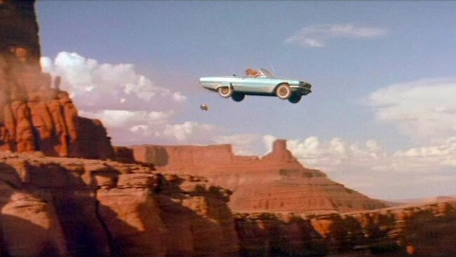 The final scene from <i>Thelma and Louise.</i>