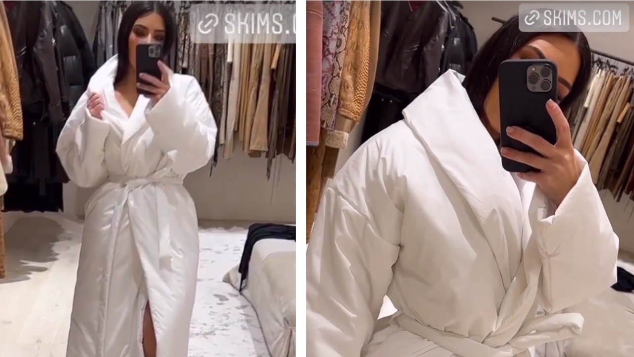 Kim Kardashian SKIMS new duvet robe you'd wear even in an Aussie
