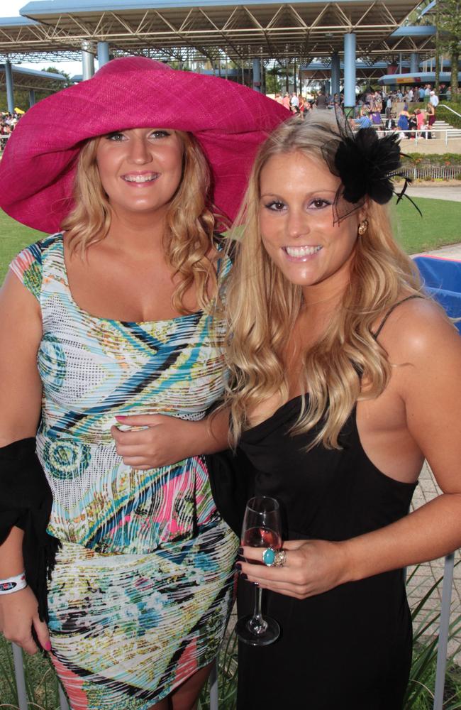 Amanda Heino and Kristen Collier at the 2013 event. Picture: Darryn Smith