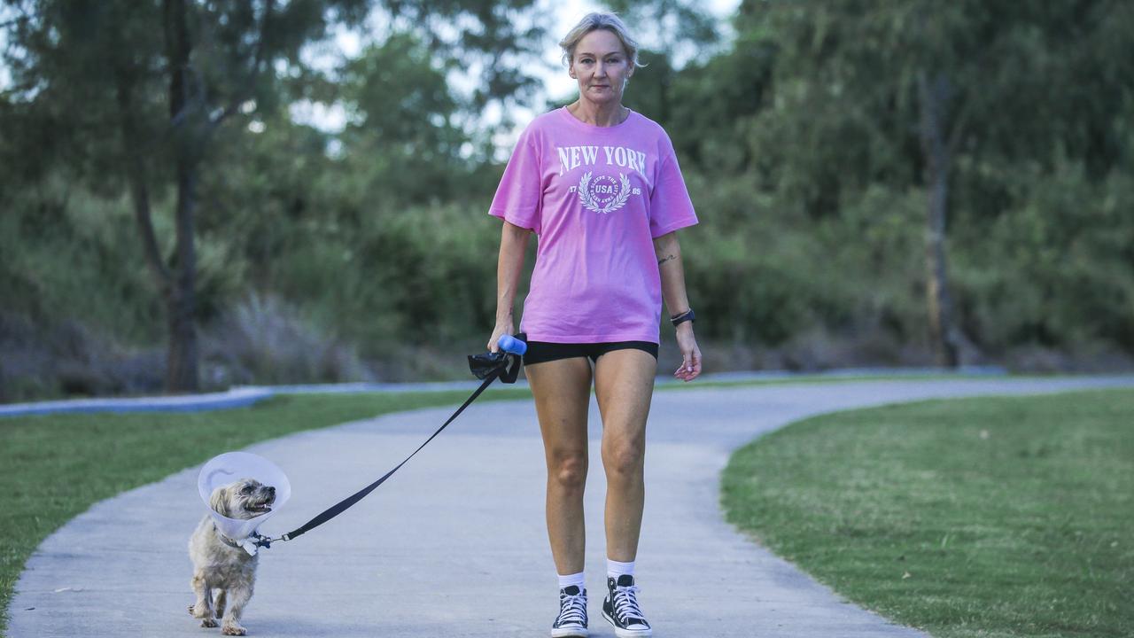 Mags Bowens Havanese , Baily was attacked and savaged by two larger unleashed dogs. Picture: Glenn Campbell