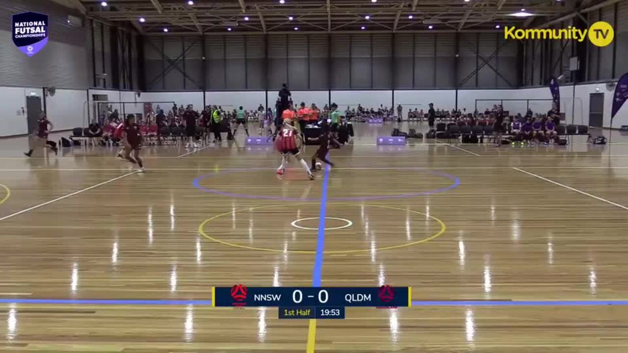 Replay: Football Northern NSW v Football Queensland Maroon (U13 Girls) - 2025 National Futsal Championships Day 2