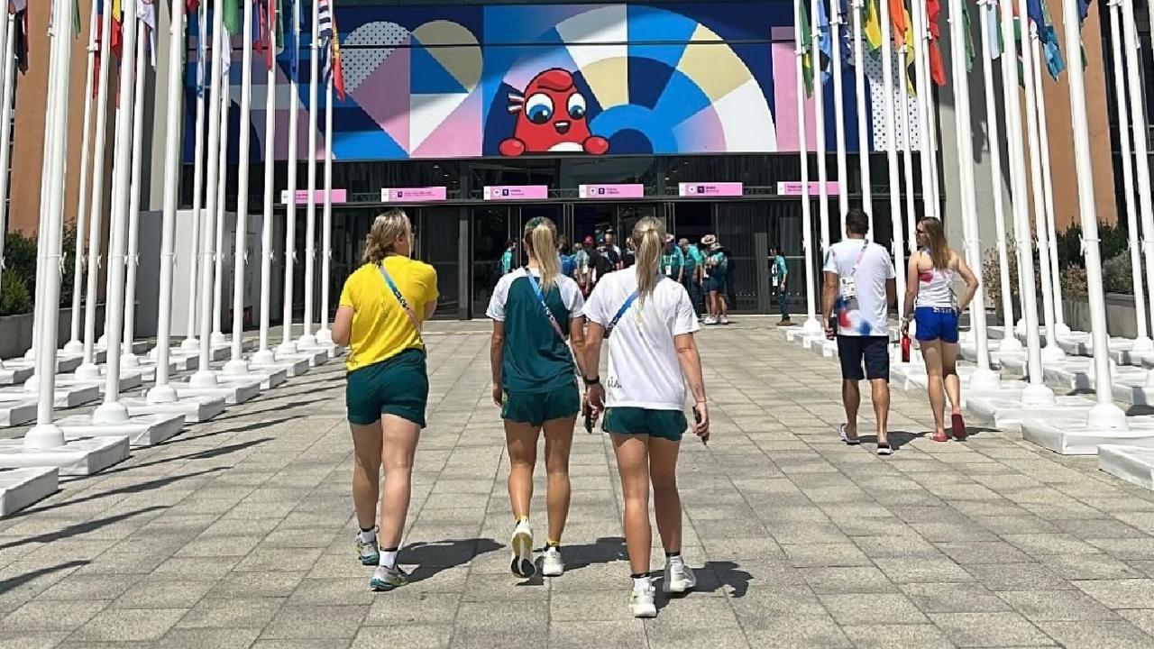 Australian Olympians have been warned against wearing their team uniforms outside the Olympic village. Picture: Instagram