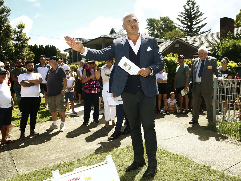 The auctioneer’s video sparked backlash on TikTok. Picture: John Appleyard