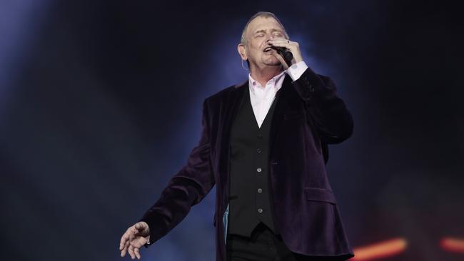 Singer John Farnham performs during Fire Fight Australia at ANZ Stadium on February 16, 2020 in Sydney. Picture: Cole Bennetts/Getty Images