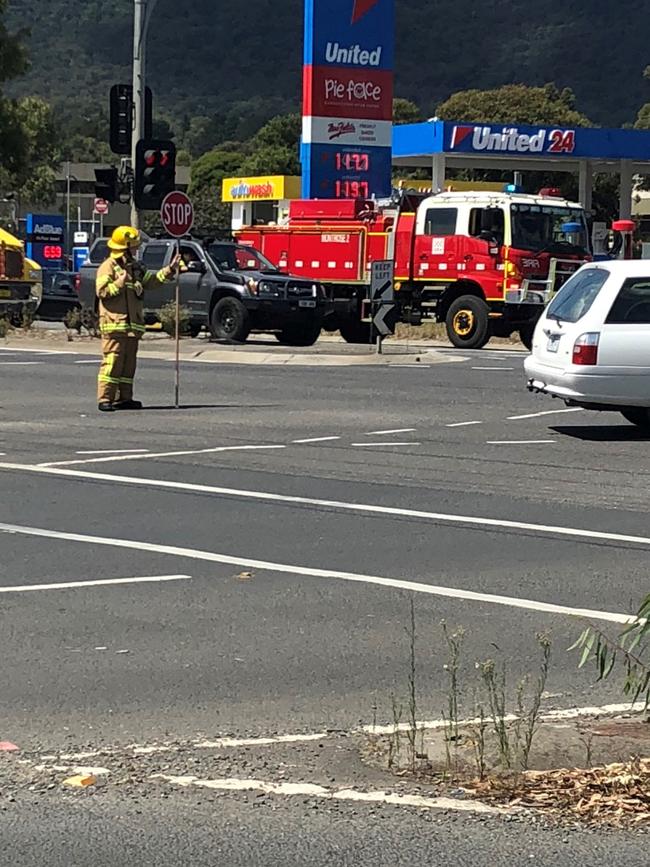 Kilsyth crash at Canterbury and Liverpool roads. Picture: Blair Corless