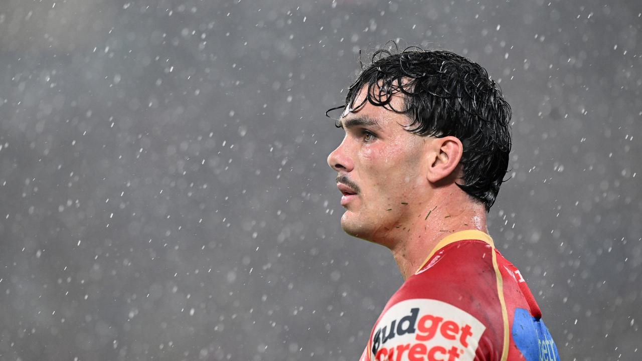 Herbie Farnworth spent two nights in hospital but decided to play despite landing in Sydney hours before Thursday’s game. Picture: Bradley Kanaris/Getty Images