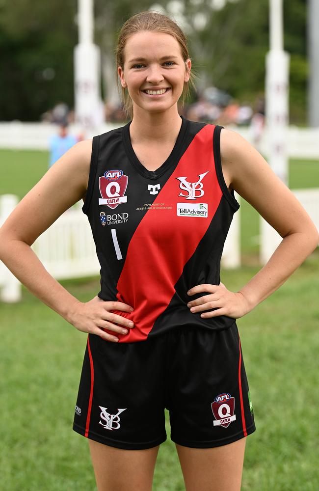 QAFLW captain Lucy Bellinger. Pic Lyndon Mechielsen/Courier Mail