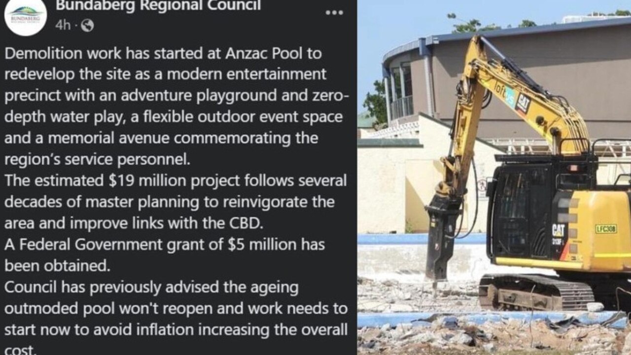 Demolition on the pool began while a heritage application on the site was being considered, shocking residents.