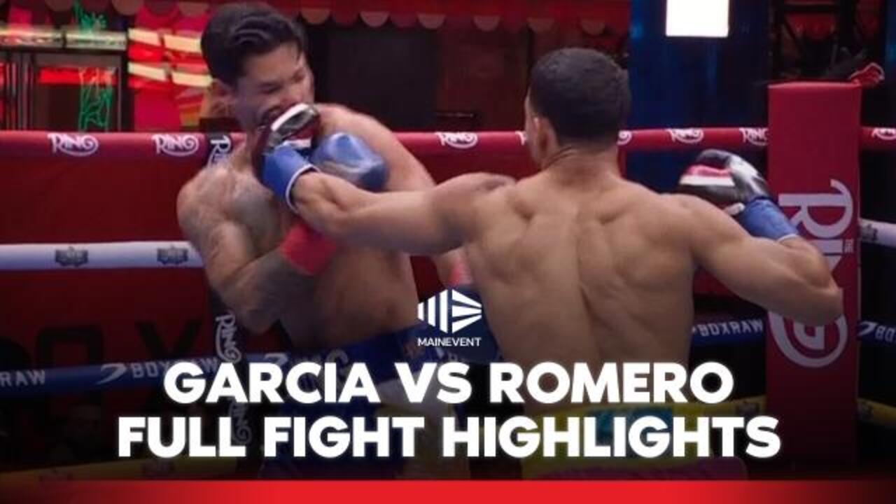 Huge Upset! Garcia vs Romero Highlights
