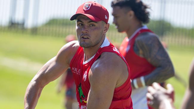 St George Illawarra Dragons recruit Kyle Flanagan during pre season training.  Picture Dragons media