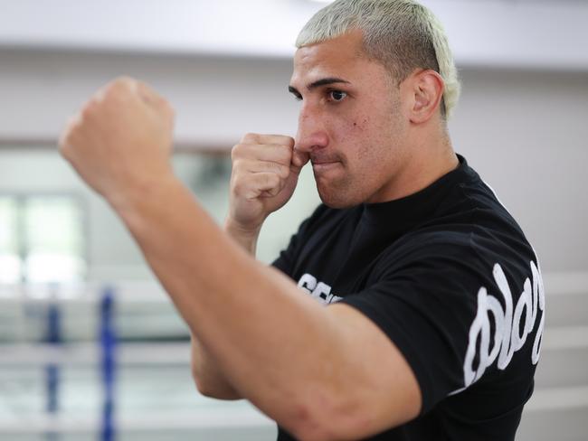 Huni has landed a shock late-notice world title fight. Picture: Peter Wallis.