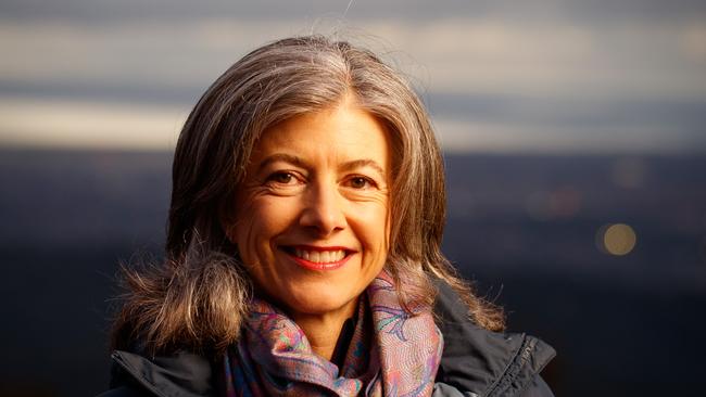 Professor Nicola Spurrier at Mt Lofty Summit. Picture: Matt Turner