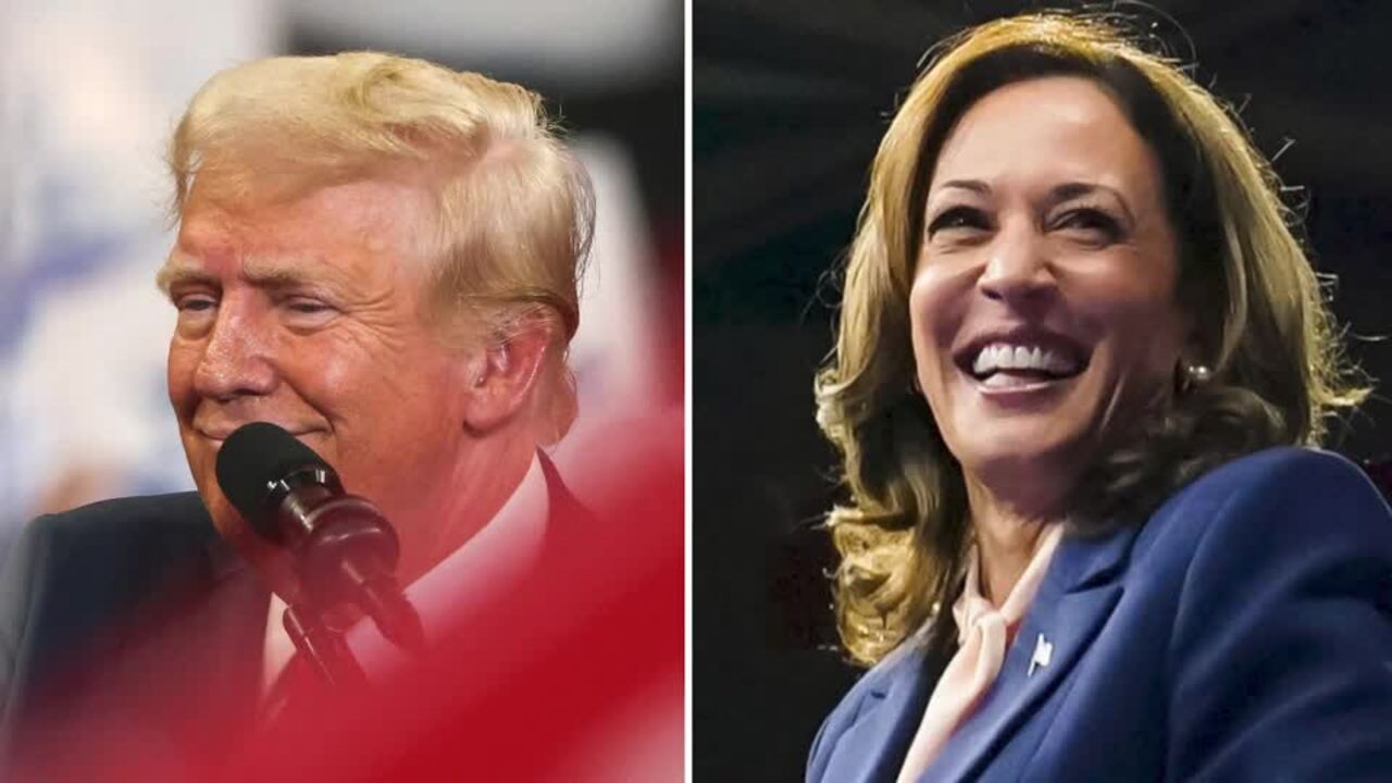 Trump, Harris campaign ahead of Tuesday's debate