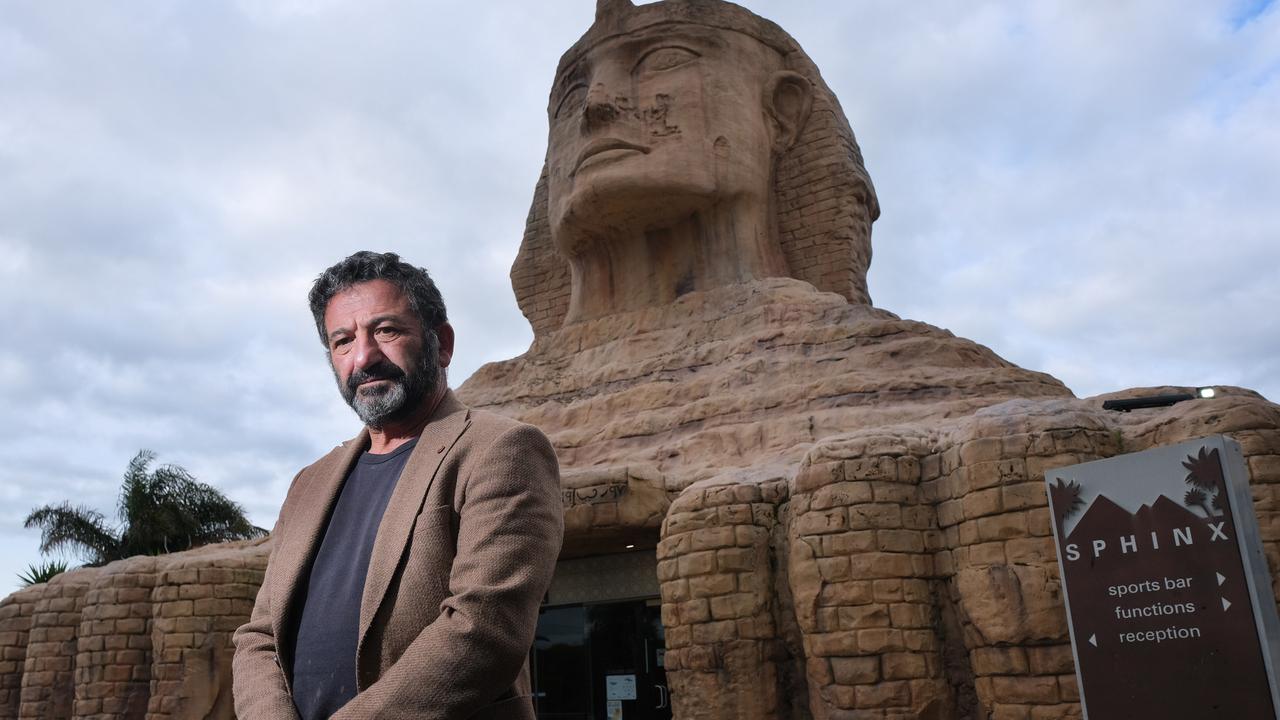 The Sphinx Hotel owner George Ramia at his Geelong North venue. Picture: Mark Wilson.