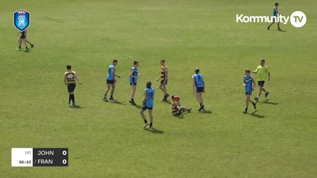 Replay: AFL NSW/ACT Junior Schools Cup - St John’s Catholic High School Nowra v St Francis De Sales Regional College