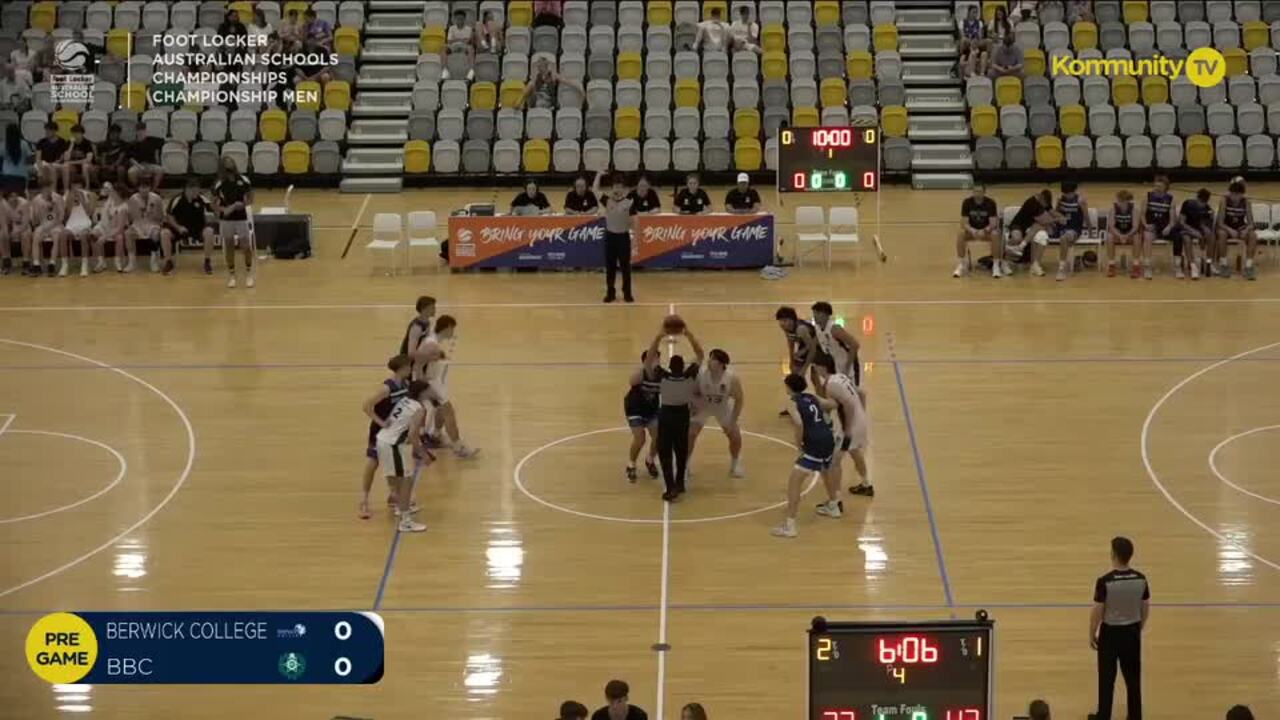 Replay: Berwick College v Brisbane Boys College (Champ Men SF) - 2024 Basketball Australia Schools Championships Day 4