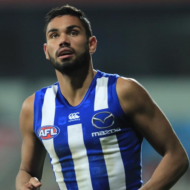 Thomas has played 57 games for North Melbourne.