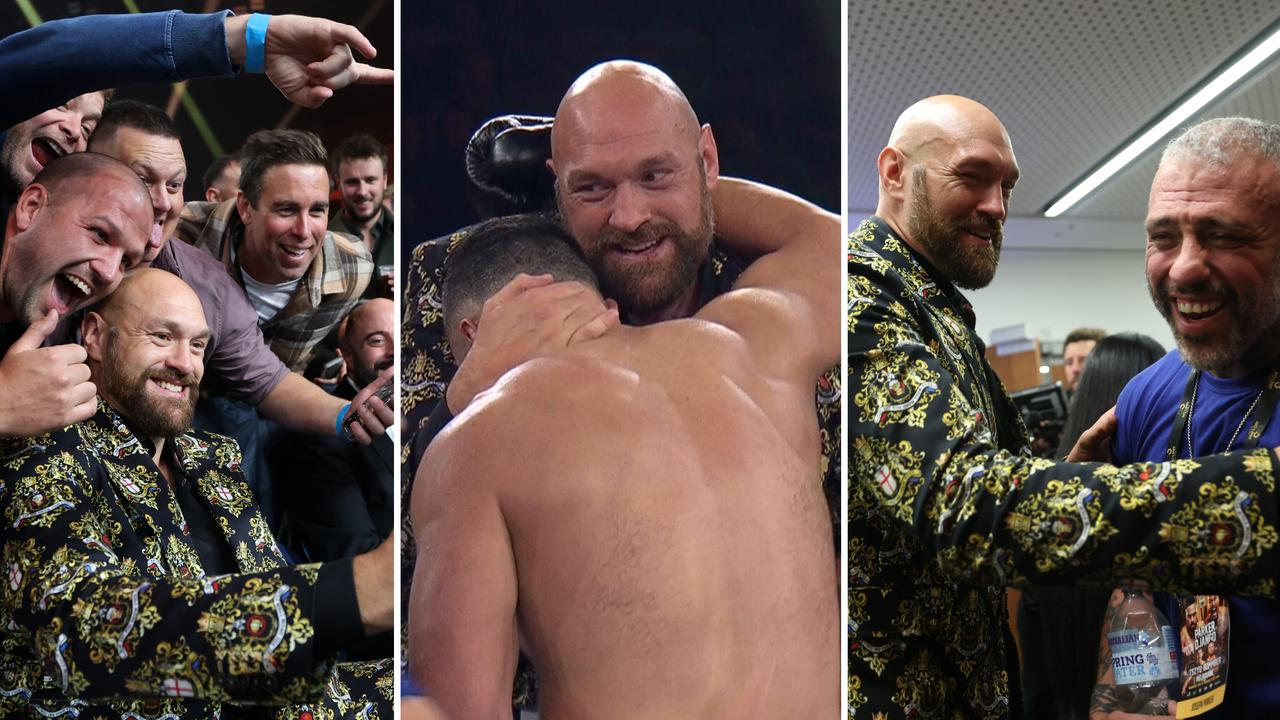 Behind the scenes with Tyson Fury on Parker v Opelu fight night.