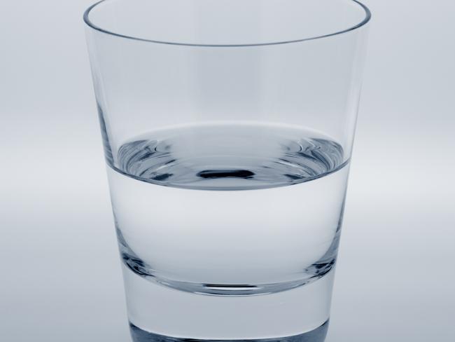 Glass of water. Half full. Half empty.