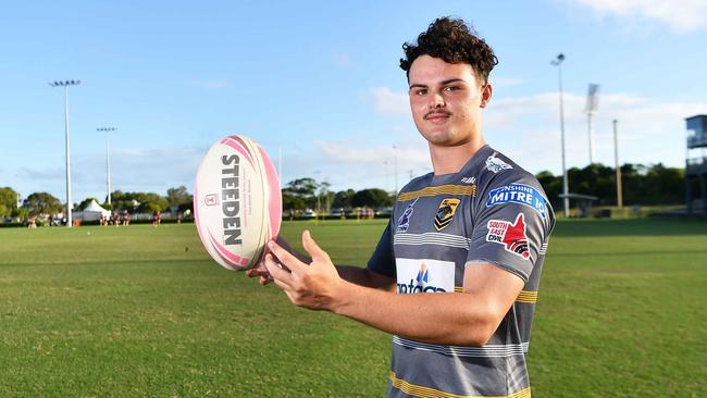 Sunshine Coast Falcons centre Mitchell Jennings. Picture: Patrick Woods.