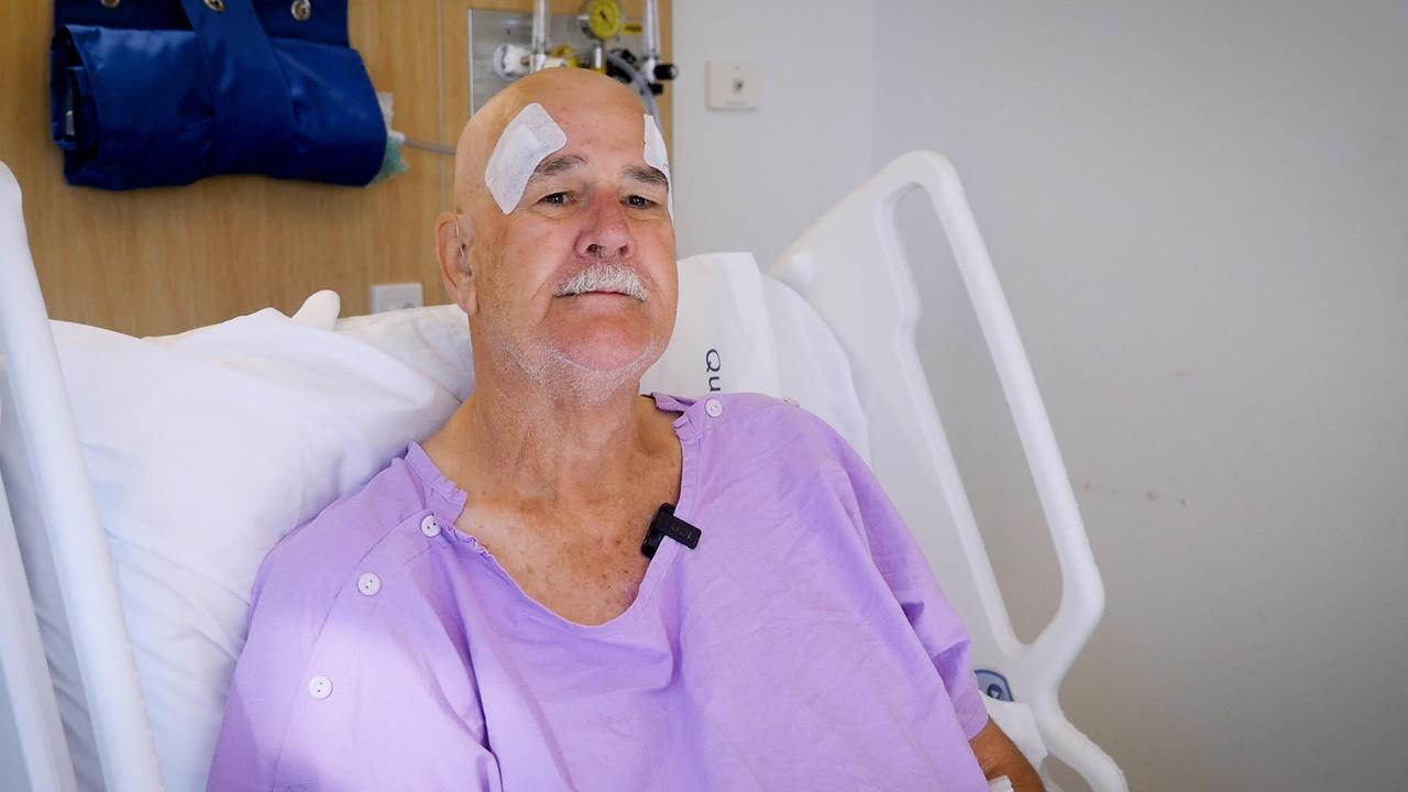 Neville Waterstrom has had tremors for 30 years and the procedure at the GCUH has changed his life.