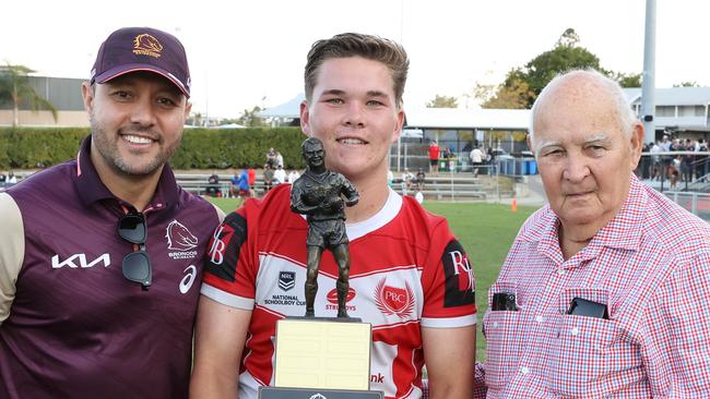 PBC SHS win, PBC SHS vs Ipswich SHS, Langer Trophy schoolboy rugby league final, Langlands Park, Greenslopes. Picture: Liam Kidston.