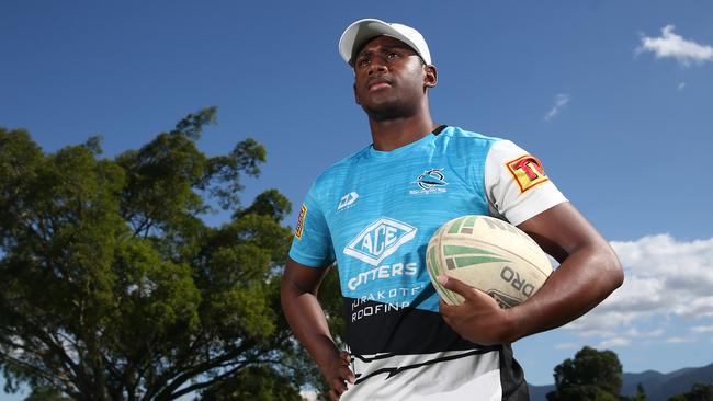 Cairns product and Cronulla Sharks junior development player Dantoray Lui returned to Sydney this month in pursuit of his rugby league dreams. PICTURE: STEWART McLEAN