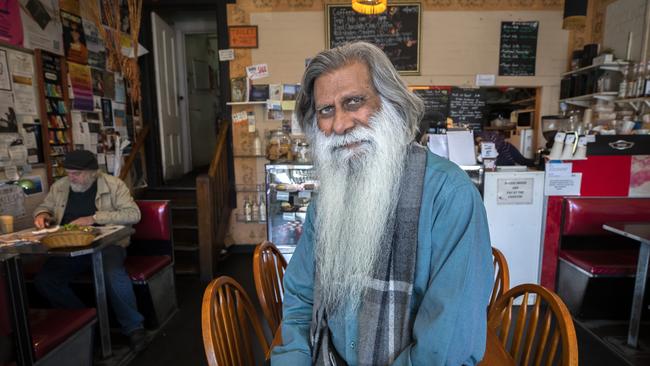 Macquarie Street Foodstore owner Mike Dutta. Picture: Chris Kidd