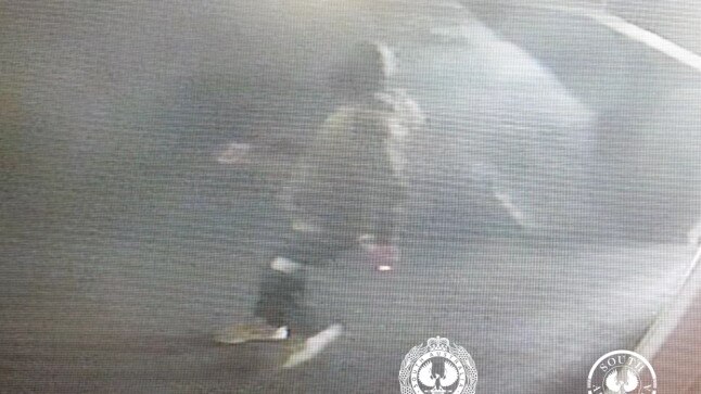 The suspect broke into two businesses on Anzac Highway. Picture: SA police