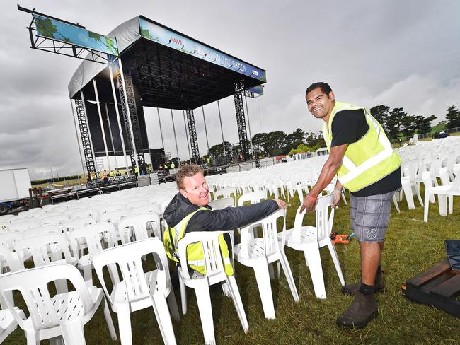 A Day On The Green gets bigger every year, and soon 2.5 million music fans could stream through every year. Picture: NIGEL HALLETT