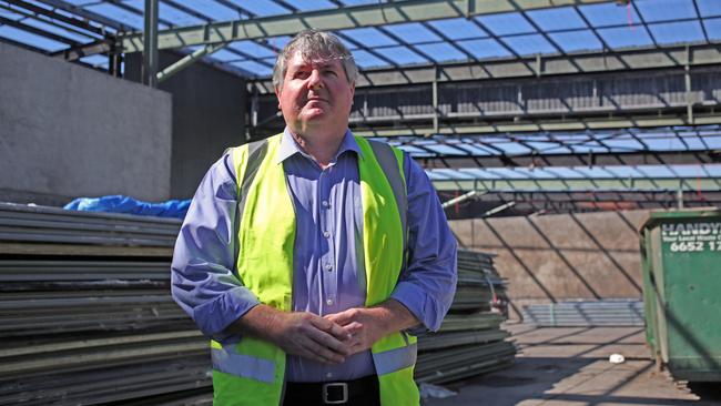 Biomass Solutions manager Alex Guise in 2017 ahead of work at their facility in Coffs Harbour. Rachel Vercoe / Coffs Coast Advocate.