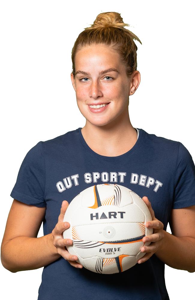 Keara Fitzgerald of QUT Netball. Picture: Supplied