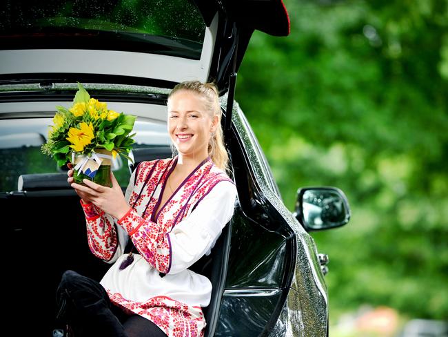 Sherpa driver Sarah Marks says the role requires minimal skills. Picture: Eugene Hyland