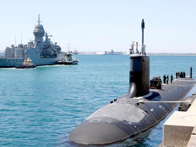 United States Navy Virginia Class submarine USS Mississippi arrives at Fleet Base West, Rockingham, Western Australia for a routine port visit.  *** Local Caption *** United States Navy Virginia Class submarine USS Mississippi has arrived at Fleet Base West, Rockingham, Western Australia. The submarine is in Australia for a routine visit to provide respite for the crew.  The visit reflects the ongoing strength of Australiaâs alliance with the United States and builds on the visits of nuclear-powered submarines from AUKUS partners over the last 60 years.