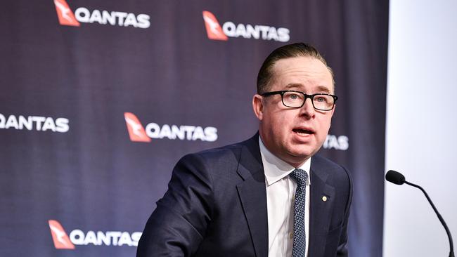 Qantas CEO Alan Joyce. Picture: NCA NewsWire/Flavio Brancaleone