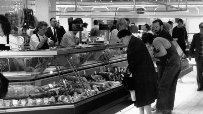 Browsing the David Jones’ Food Hall ... in 1988.