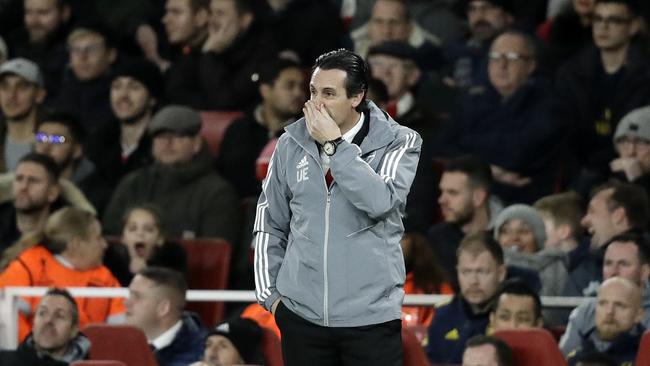 Emery’s last match ended in boos - from a record-low crowd.