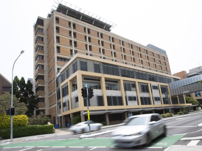 Generic exterior image of Mater Hospital. Raymond Terrace, South Brisbane, Brisbane, 5th of January 2020. (AAP Image/Attila Csaszar)