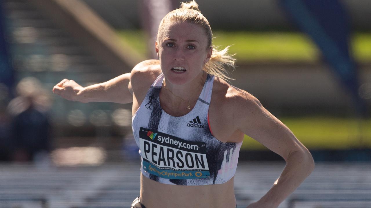 Sally Pearson at the national championships.