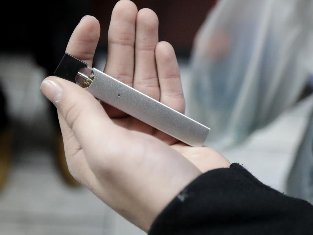 US health officials are scrambling to keep e-cigarettes away from teenagers amid an epidemic of underage use and many brands do not meet safety standards. Picture: AP Photo