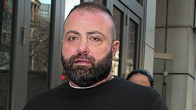 Alleged underworld figure Nabil Maghnie who is the father of one of the Love Machine nightclub accused, gets bail at the Melbourne Magistrates Court before going to residential drug treatment centre in Geelong. Picture: Ian Currie