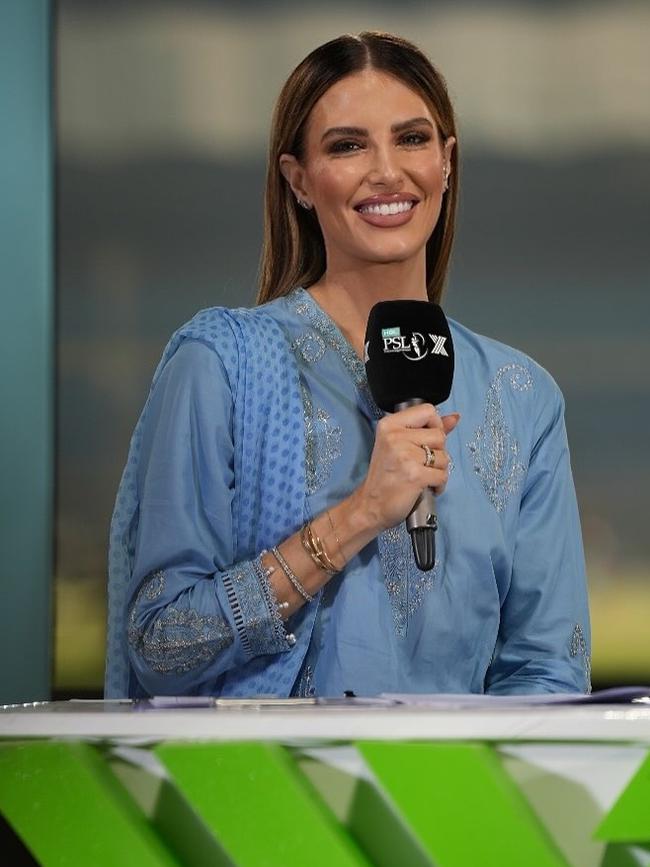Erin Holland in Pakistan for the IPL.