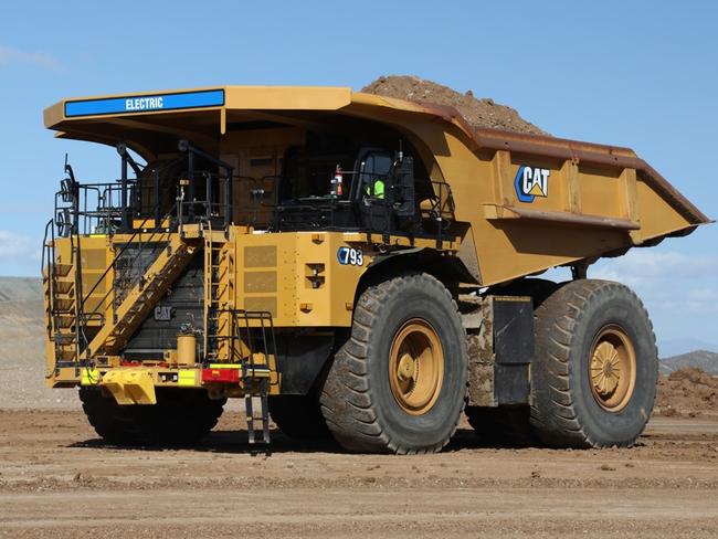 BHP and Rio Tinto are moving to transform their haul truck fleets into battery-electric powered machines. Picture: Supplied
