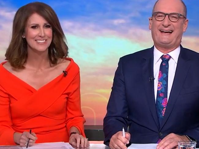 Sunrise stars David Koch and Natalie Barr return to host the morning show after illness