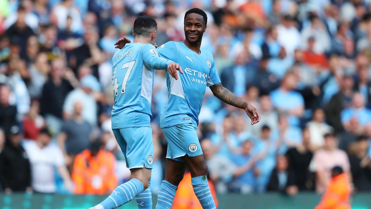 Manchester City berhasil meraih kemenangan besar.  (Foto oleh Alex Livesey/Getty Images)